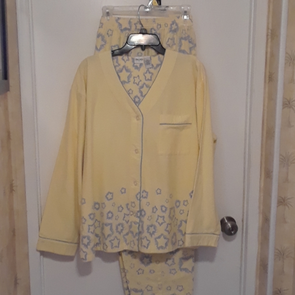 Ladies PLUS 100% Cotton long sleeve/pant sleepwear